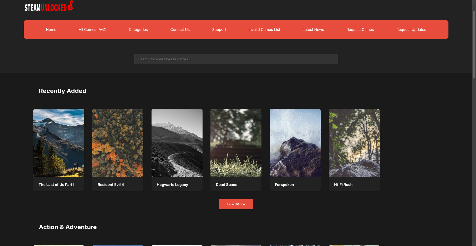 Game Library Clone